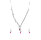 Ruby Vine Necklace Set