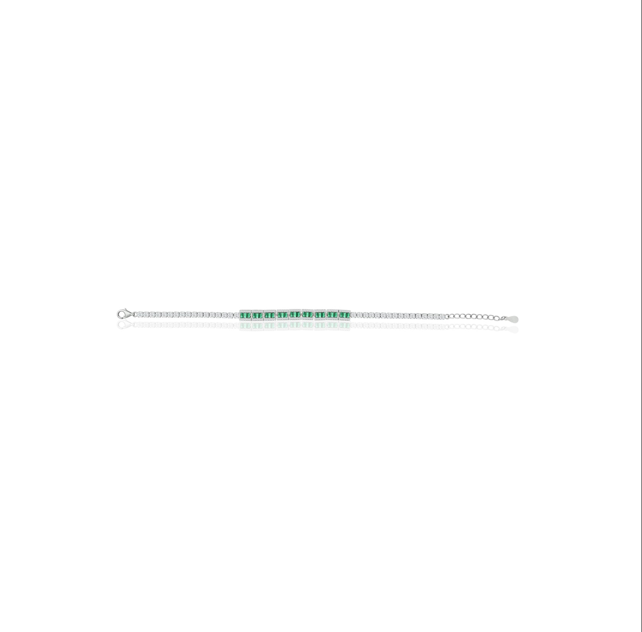Forest Frame Tennis Bracelet