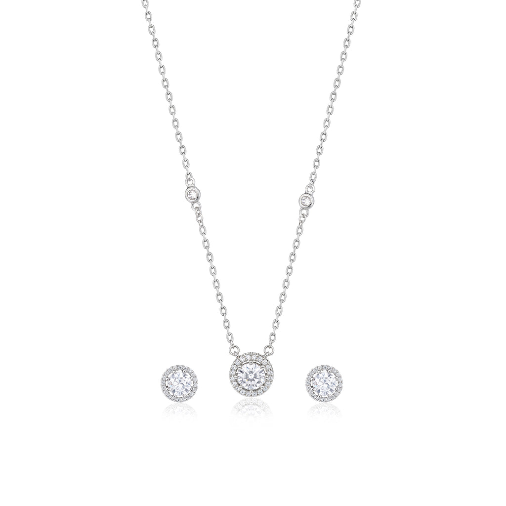 Solitaire Halo Set