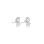 Teardrop Crown Studs