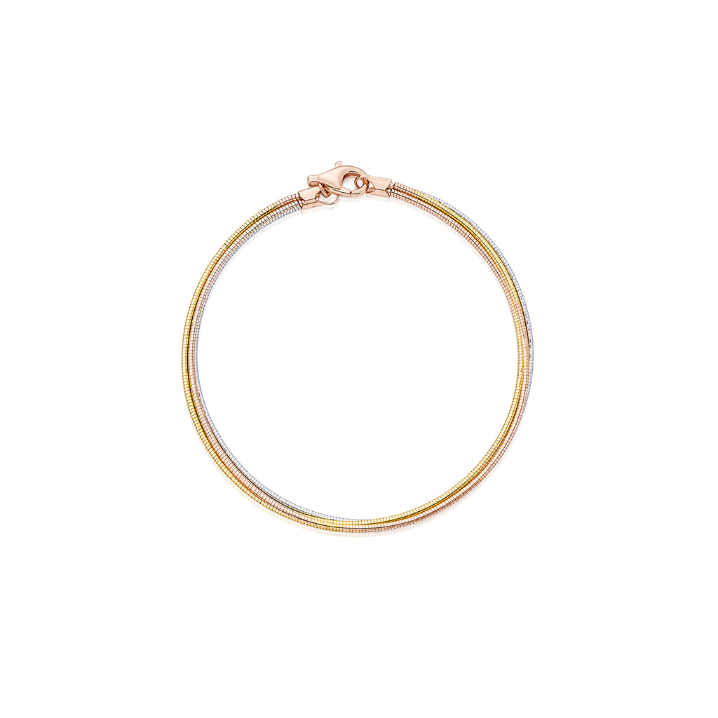 Tri Tone Omega Bracelet