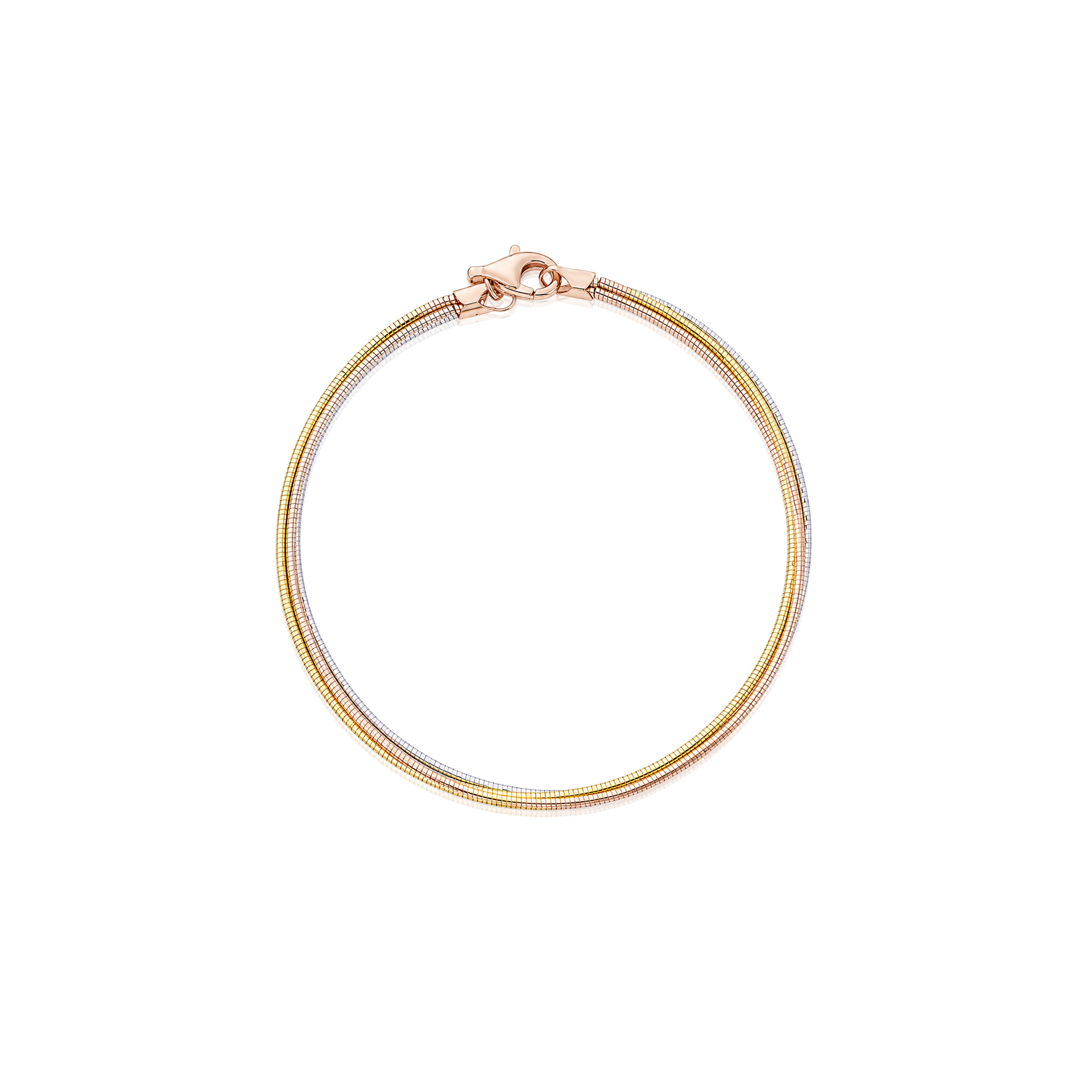 Tri Tone Omega Bracelet