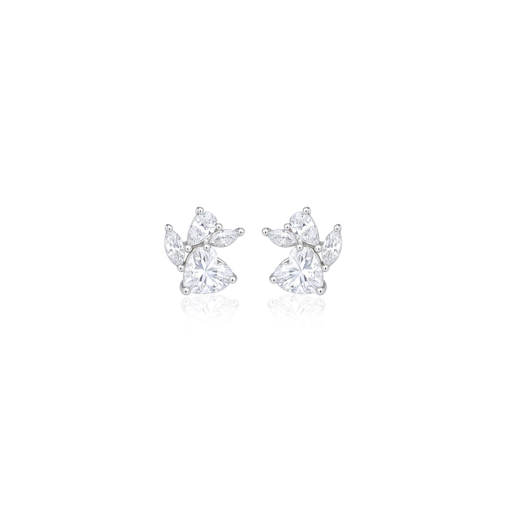 Trillion Leaf Cluster Studs