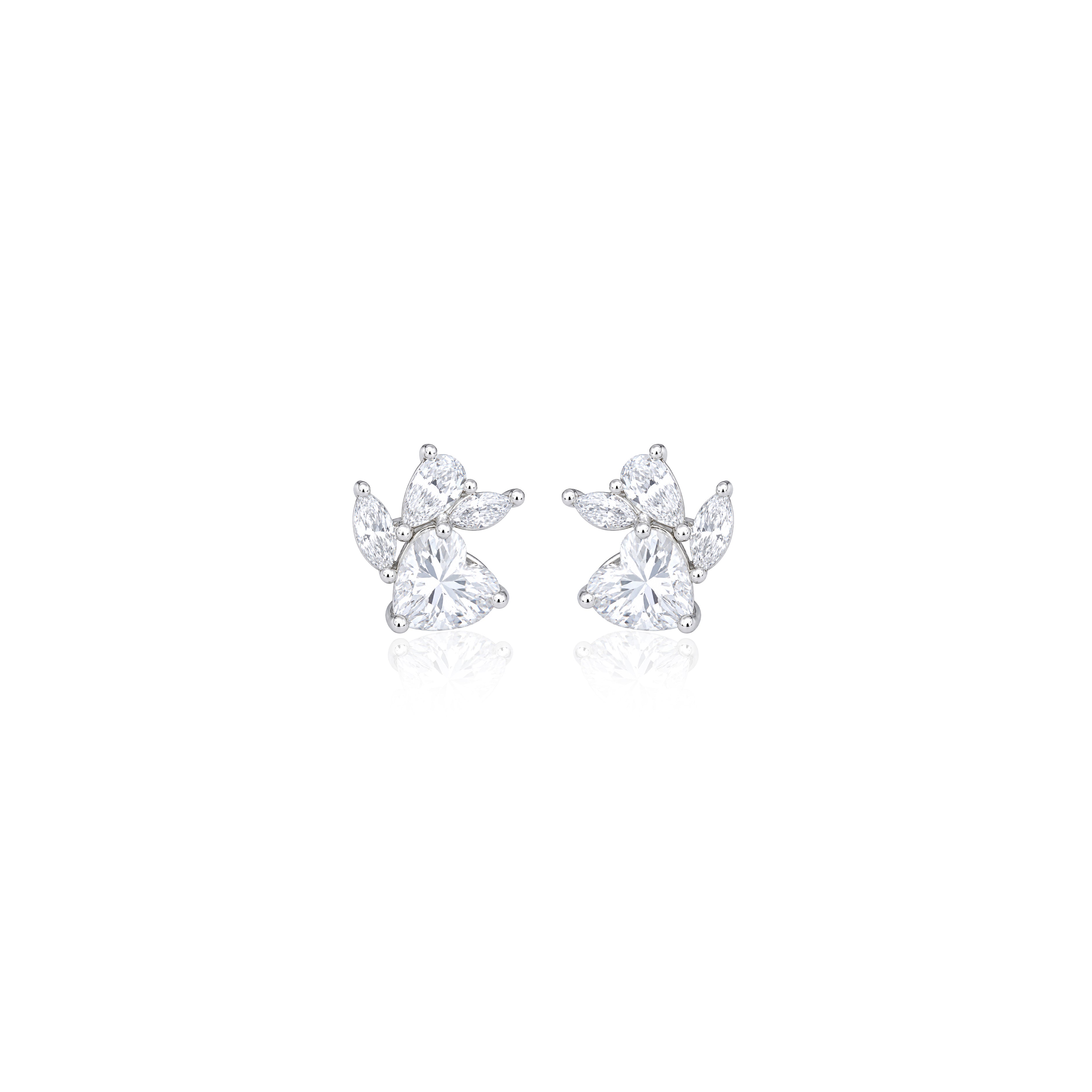 Trillion Leaf Cluster Studs