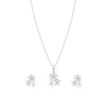 Twin Blossom Pendant Set