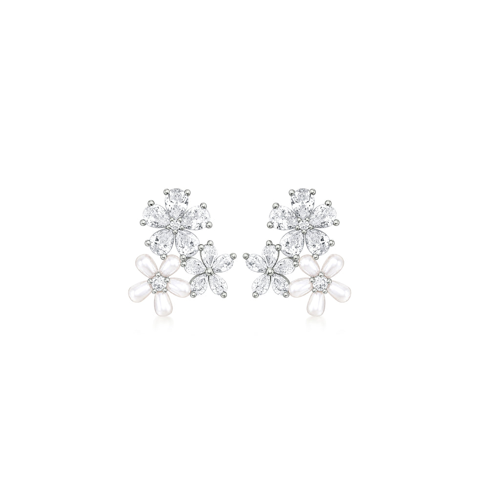 Twin Blossom Pendant Set