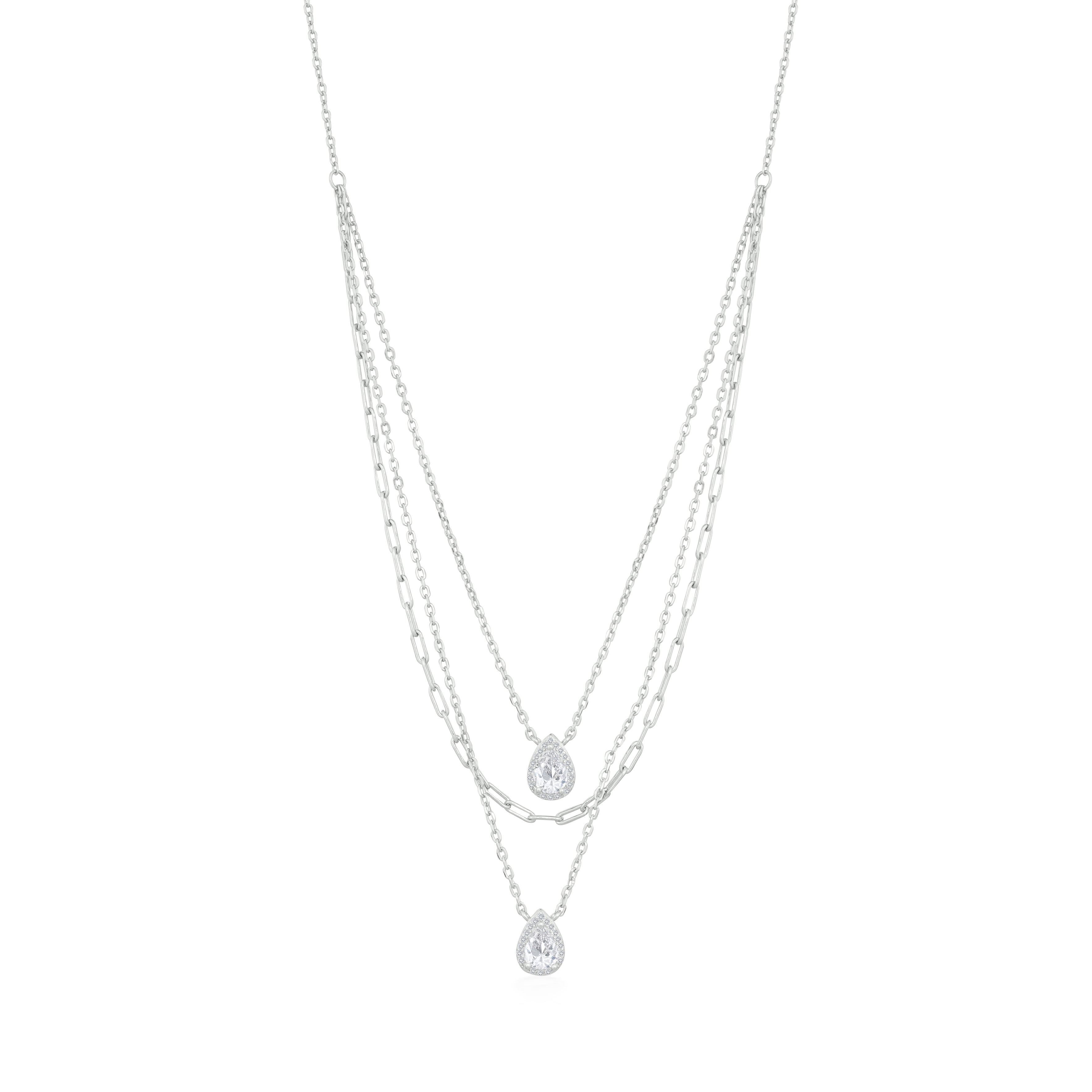 Twin Drop Necklace