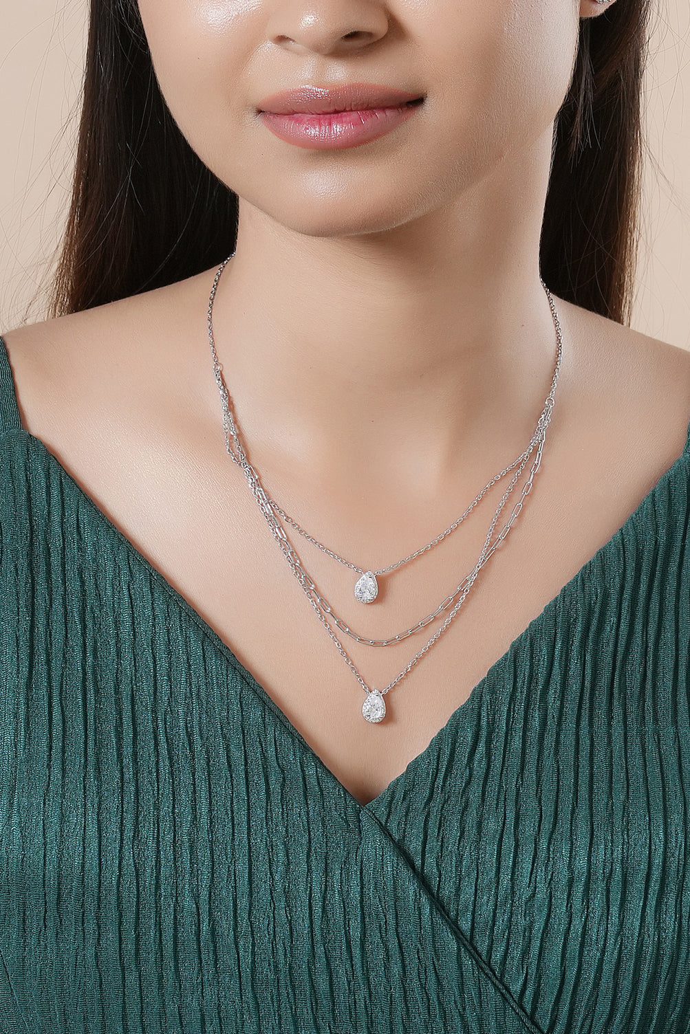Twin Drop Necklace