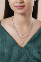 Twin Drop Necklace