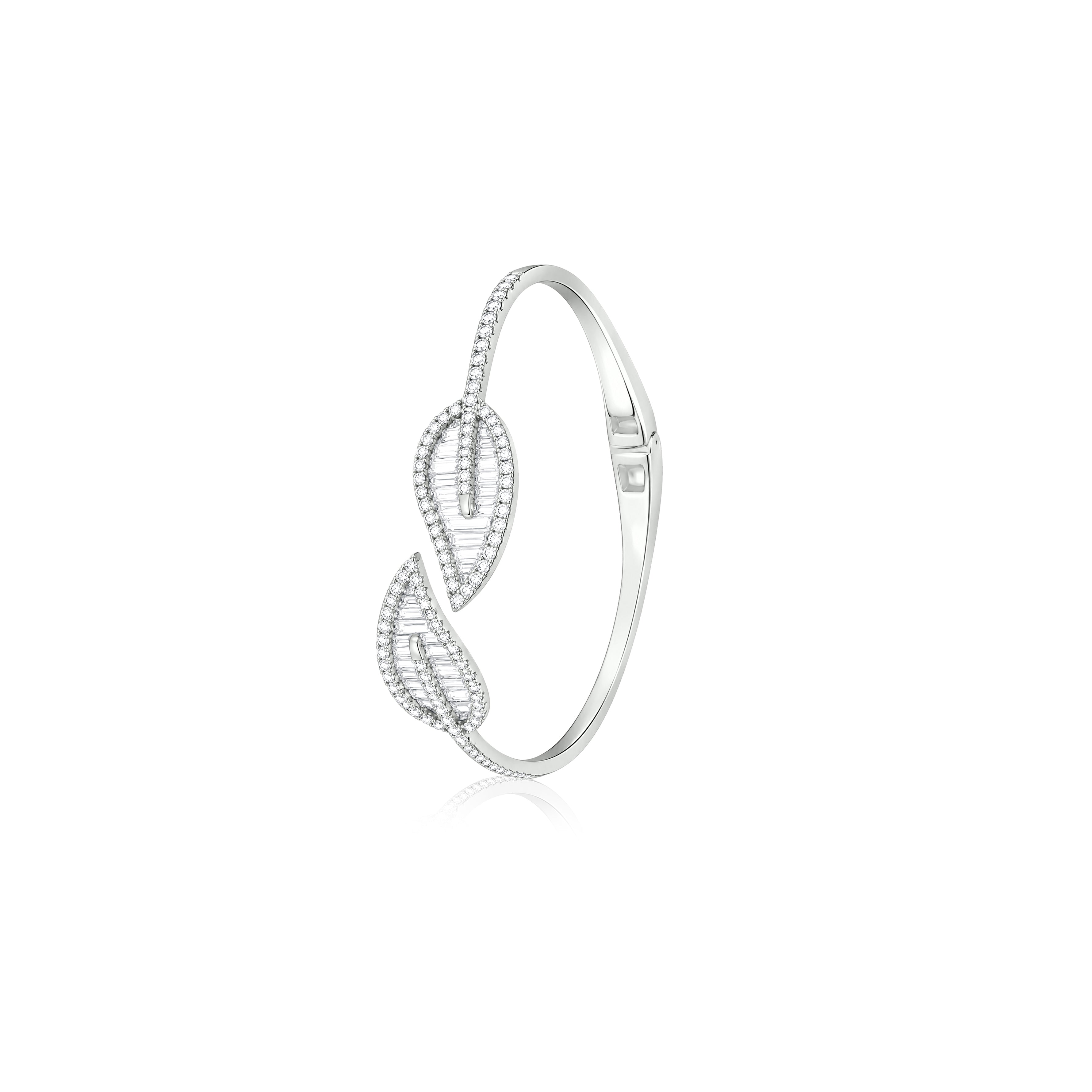 Twin Leaf Bangle