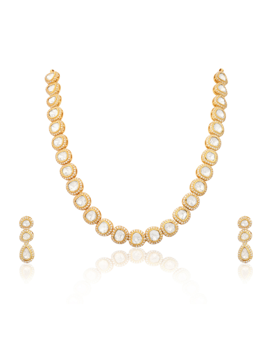 Tennis Polki Necklace