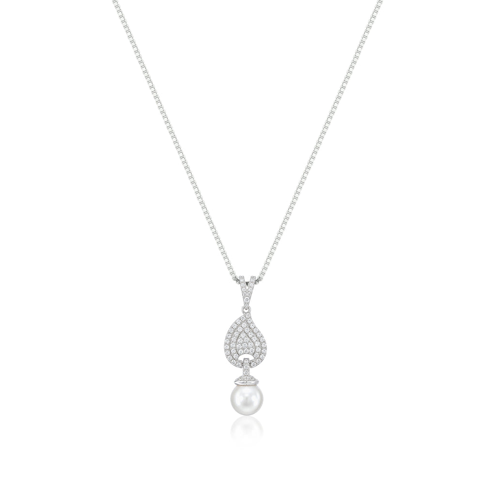 Verdant Pearl Pendant Set