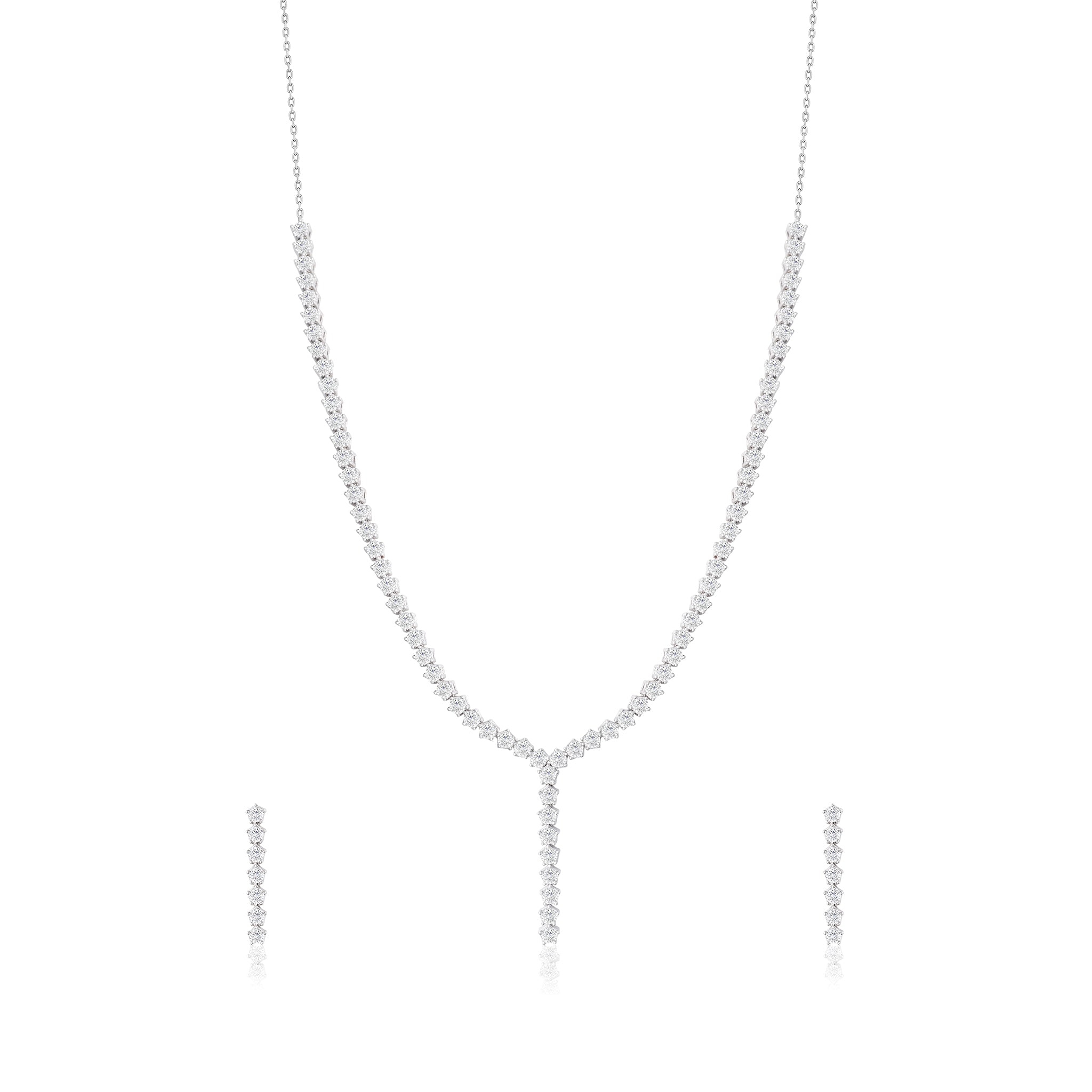 Vesper Tennis Necklace Set